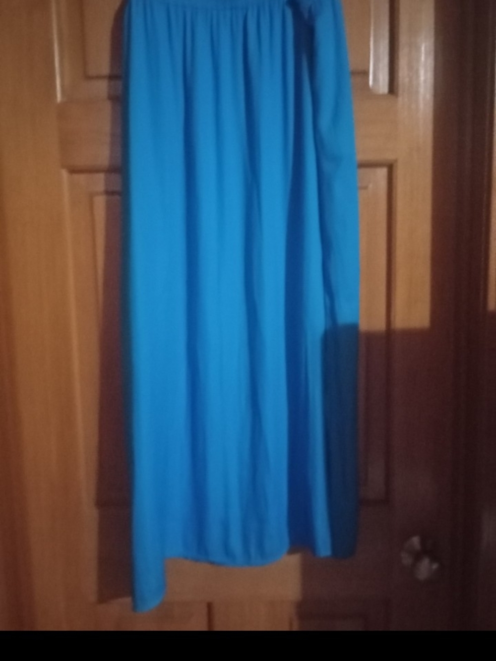 LOFT Turquoise Blue Maxi Skirt